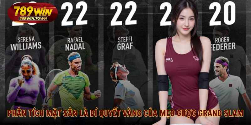 Phân tích mặt sân là bí quyết vàng của mẹo cược Grand Slam