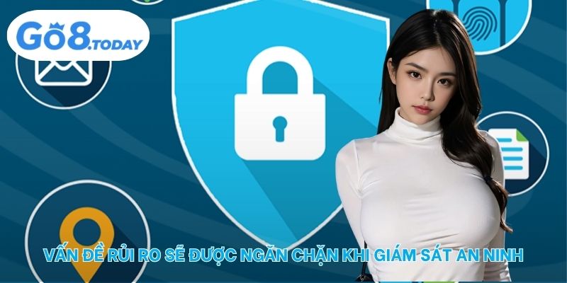 Vấn đề rủi ro sẽ được ngăn chặn khi giám sát an ninh