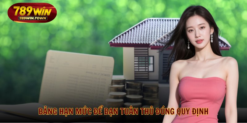 Bảng hạn mức để bạn tuân thủ đúng quy định